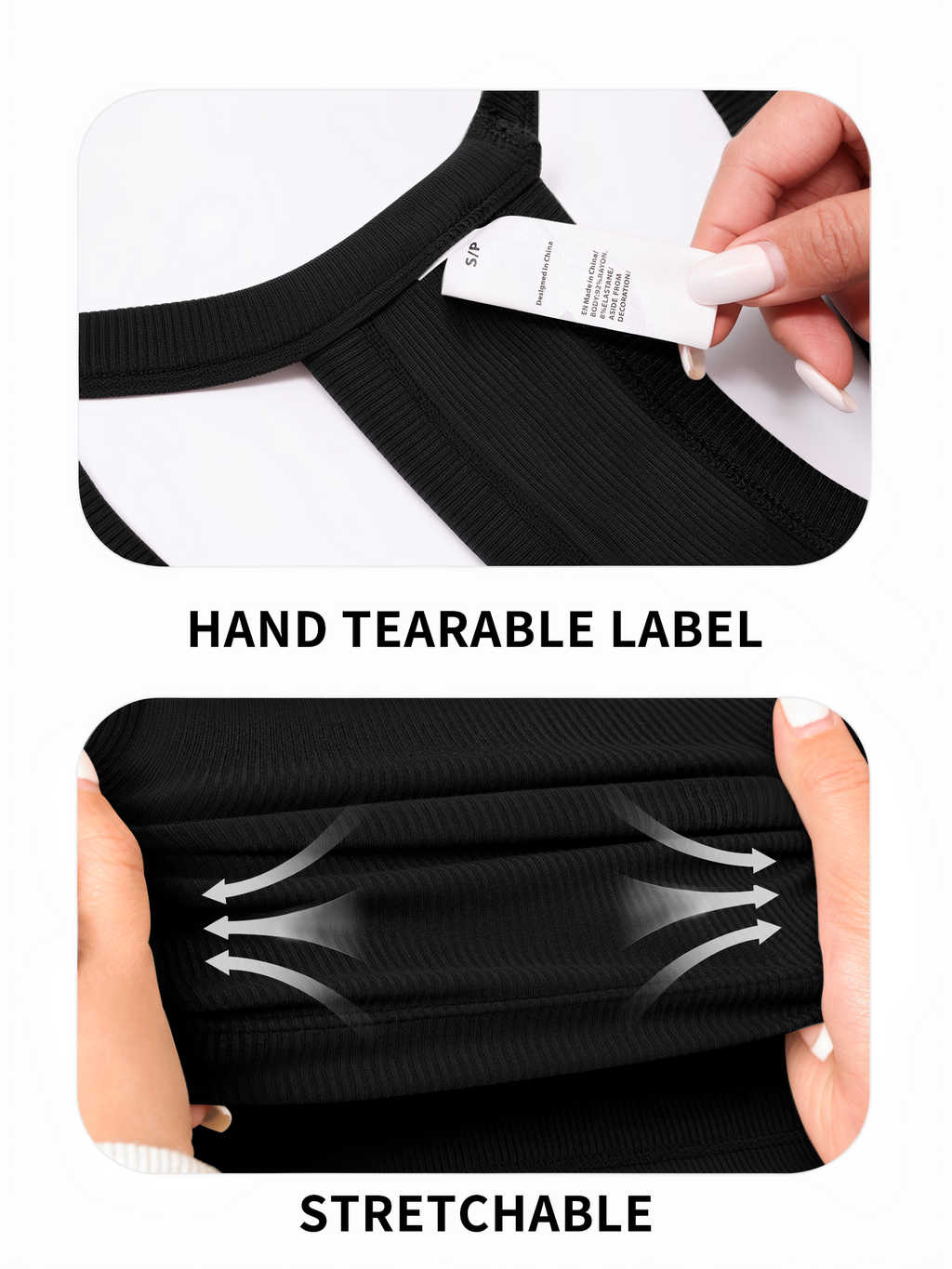 MOYIKO Workout Tank Top for Women V Neck Ribbed Racerback Fitted Cami Sleeveless Summer Tops
