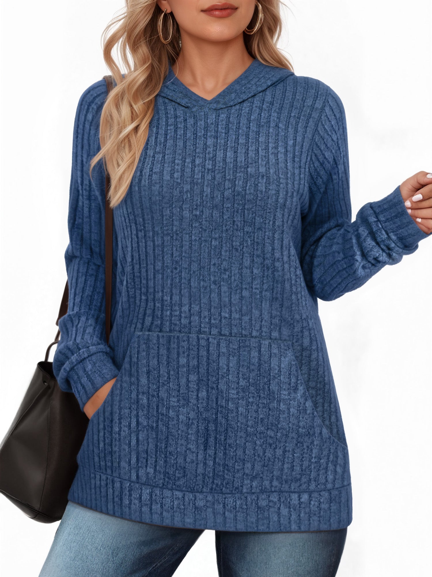 OALUXE Hoodies for Women Long Sleeve Shirts Pullover Sweatshirts Casual Fall Tunic Tops with Pocket