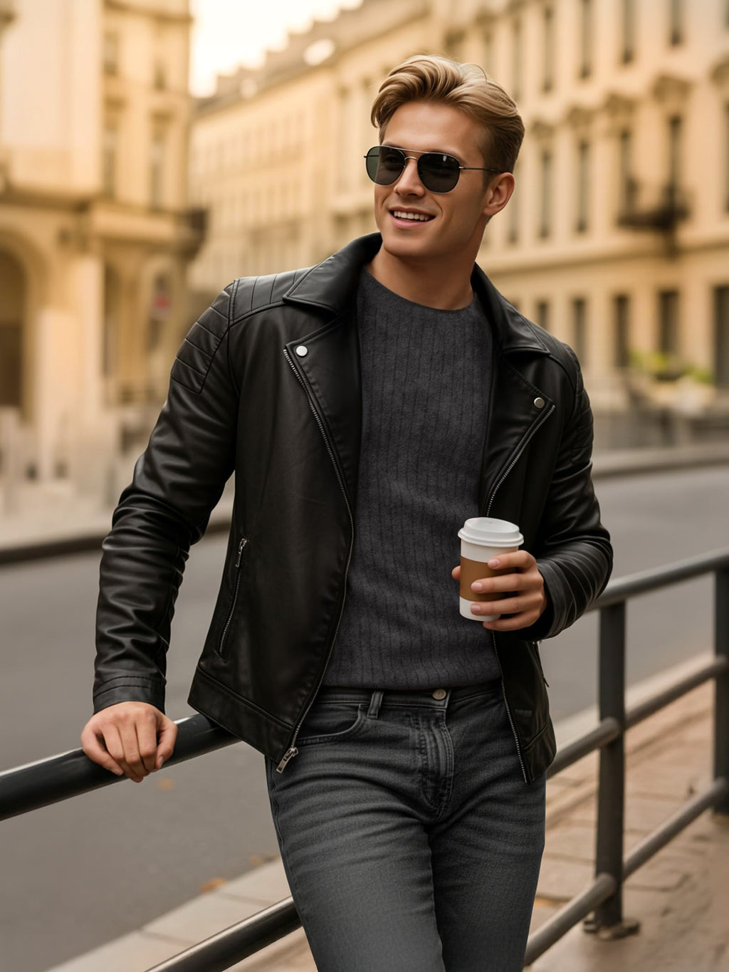 OALUXE Ribbed Long Sleeve Shirts for Men Crewneck Undershirts Thermal Basic Tops