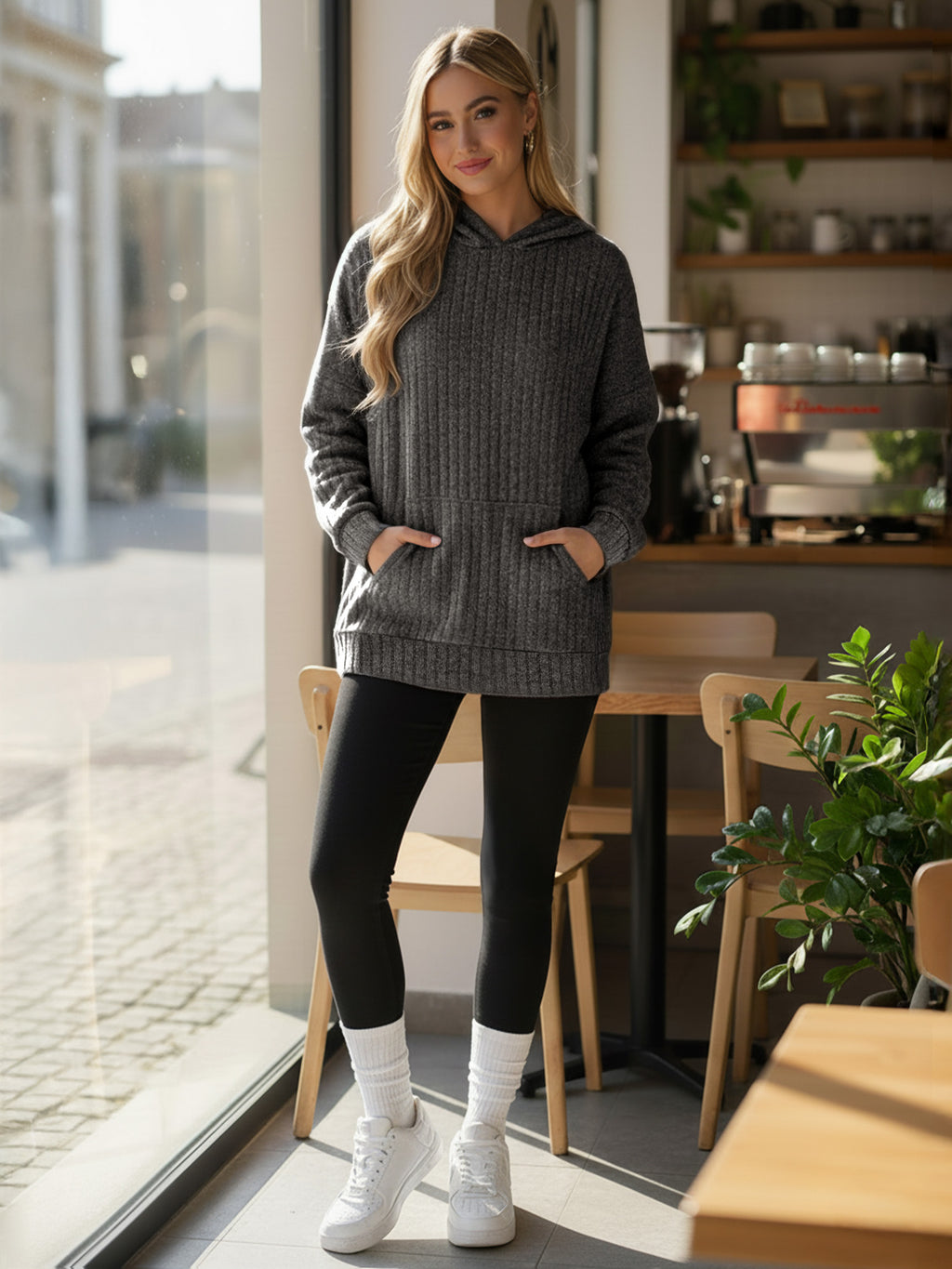 OALUXE Hoodies for Women Long Sleeve Shirts Pullover Sweatshirts Casual Fall Tunic Tops with Pocket