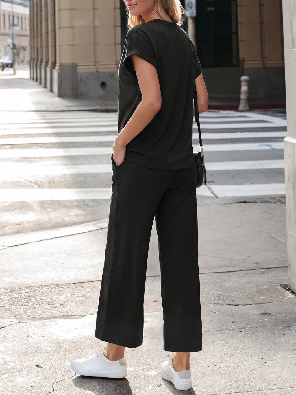 MOYIKO 2 Piece Sets for Women Summer Matching Lounge Sets Casual Airport Travel Vacation Outfits