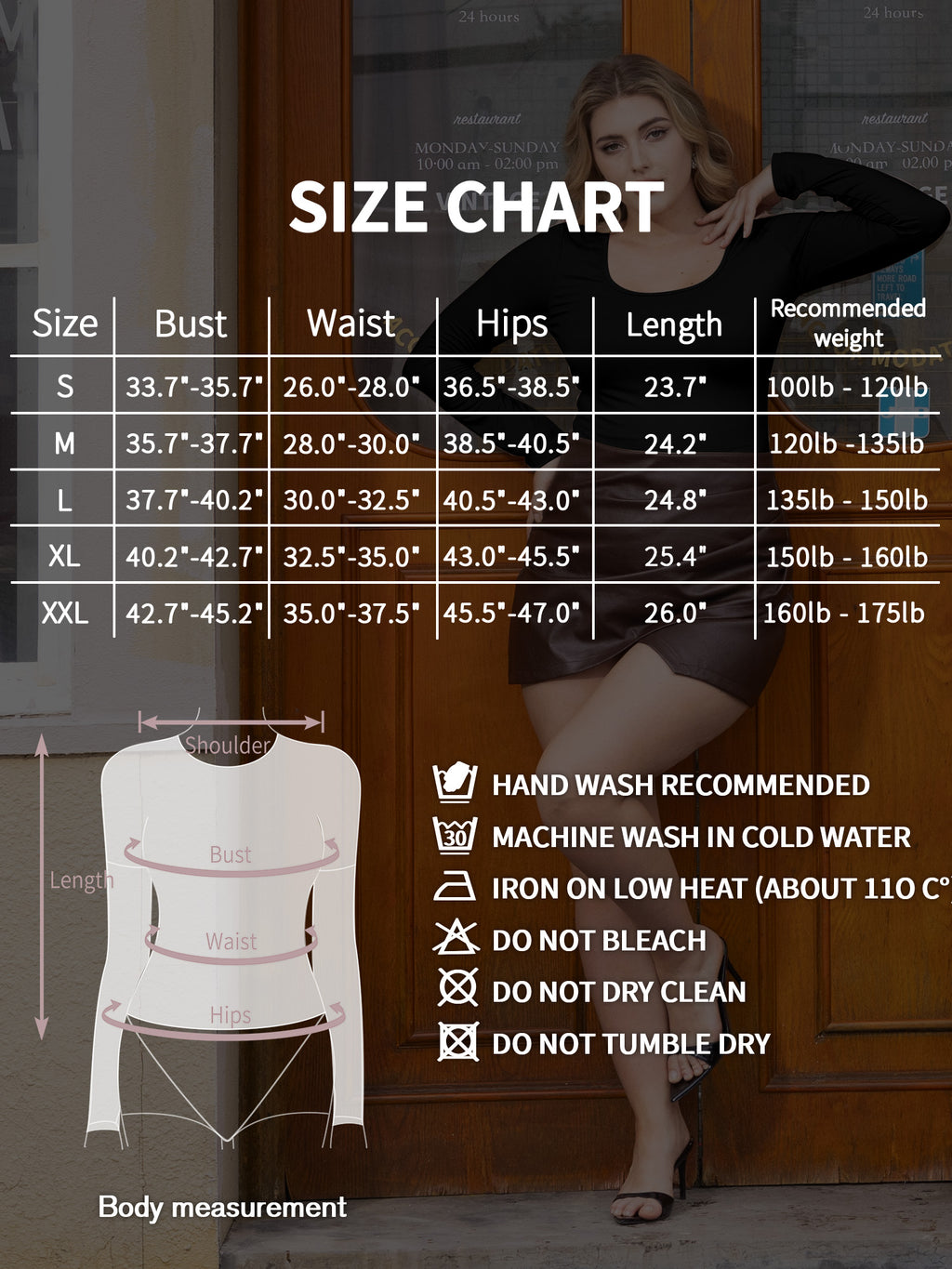 MOYIKO Scoop Neck Long Sleeve Shirts for Women Slim Fitted Tees Basic Tight Tops