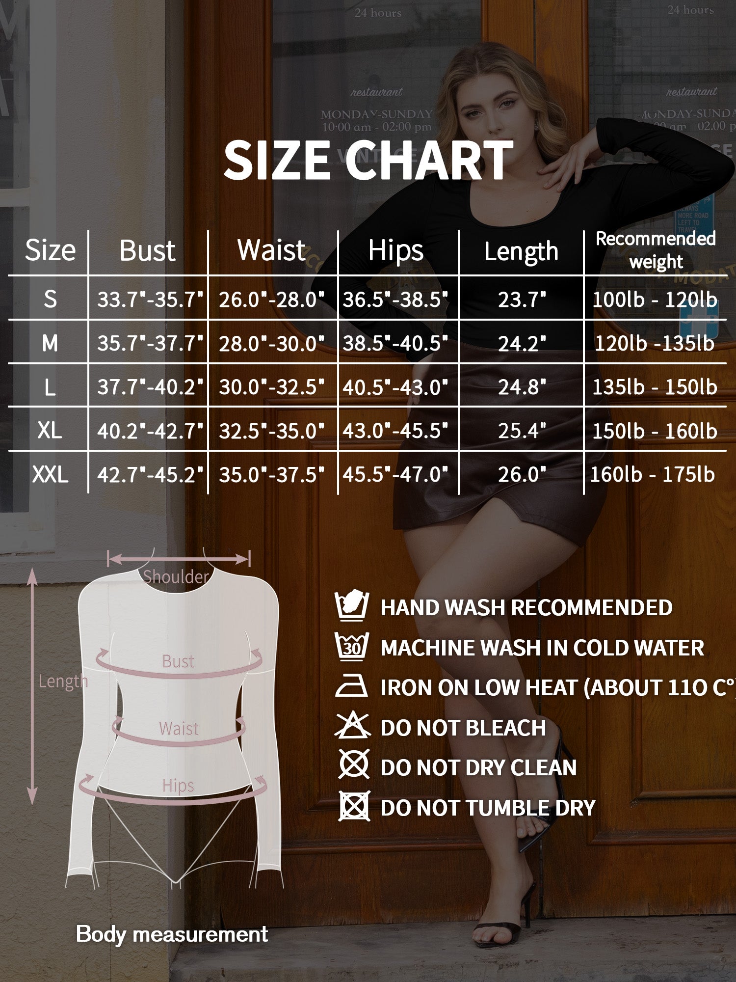 MOYIKO Scoop Neck Long Sleeve Shirts for Women Slim Fitted Tees Basic Tight Tops