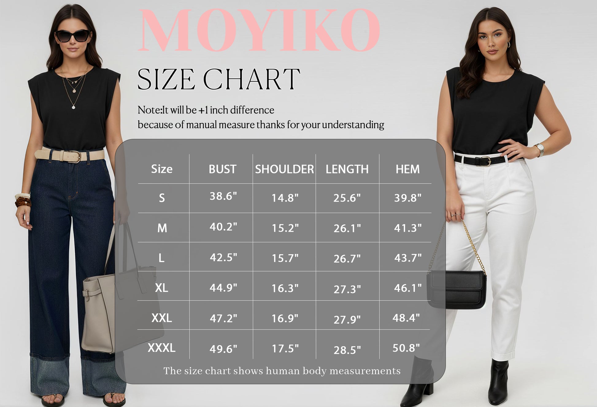 MOYIKO Womens Summer Tops Casual Loose Fit Cap Sleeve T Shirts Basic Crewneck Tank Tops Trendy Plain Womens Clothes Tee
