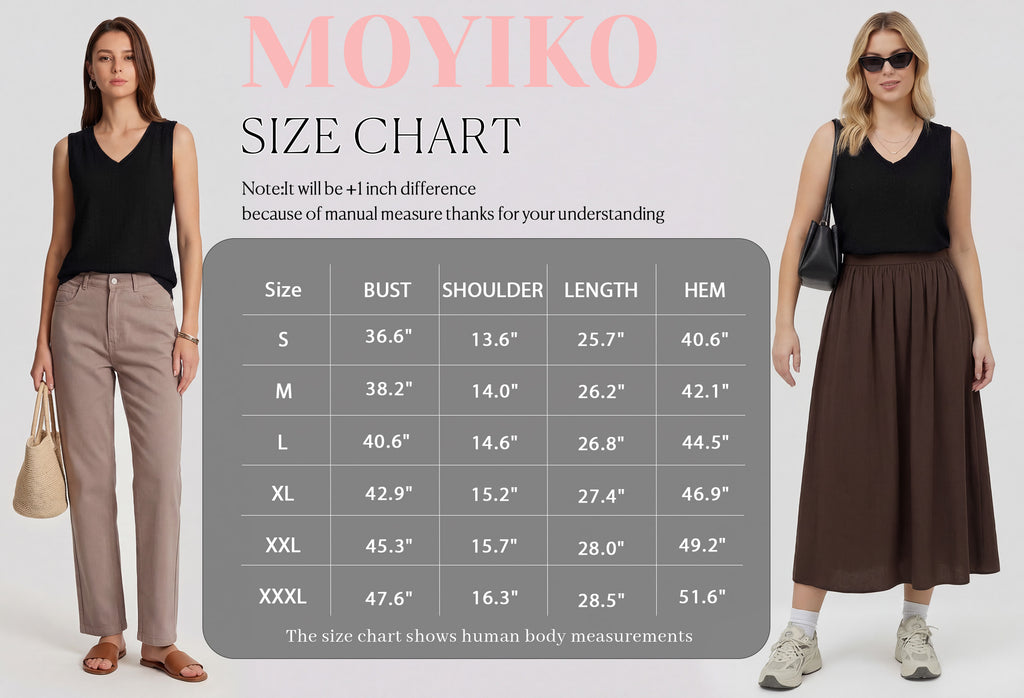 MOYIKO Tank Tops for Women Eyelet V Neck Trendy Sleeveless Tops Dressy Casual Flowy Summer Shirts Loose Fit