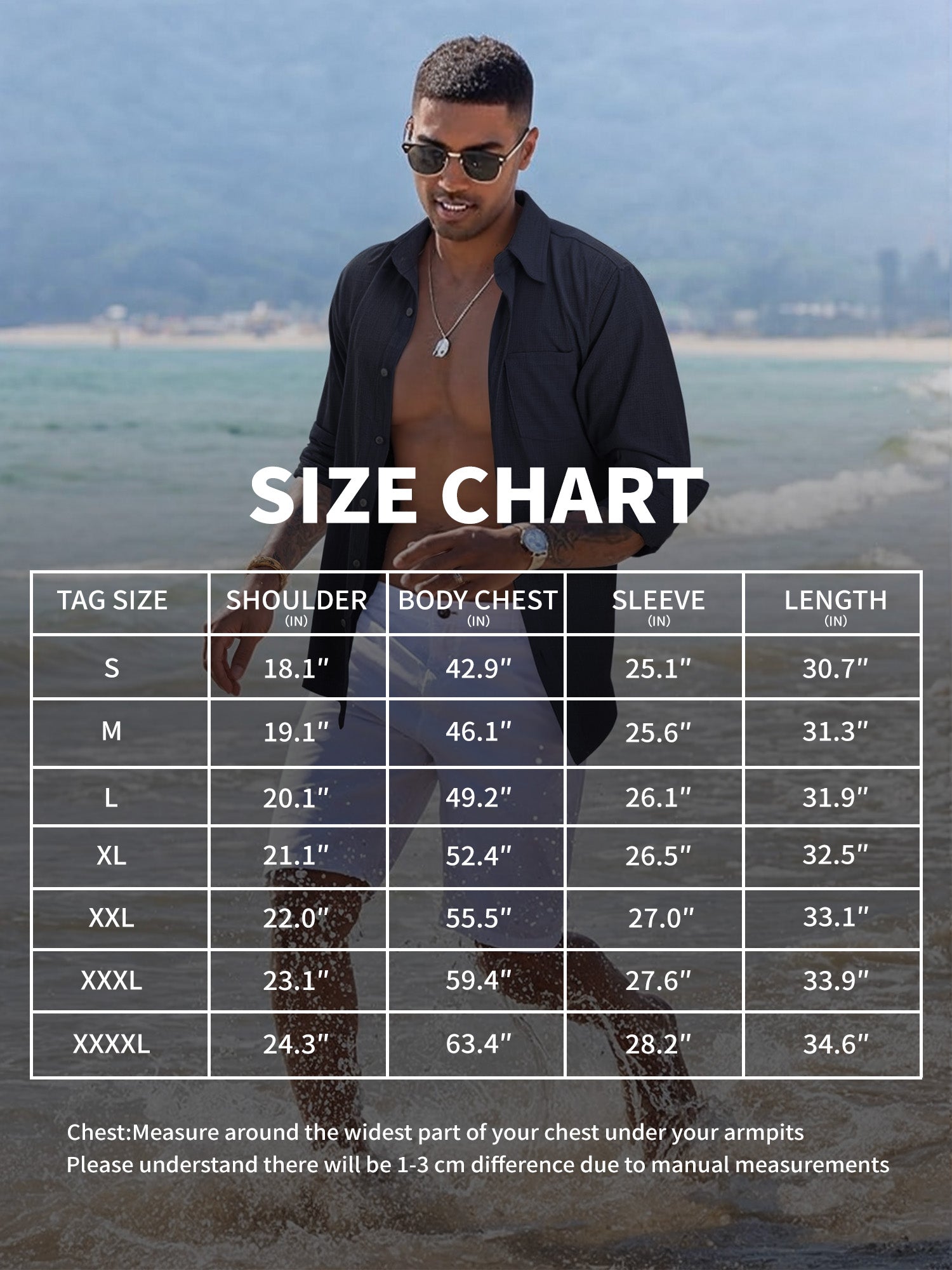 OALUXE Linen Button Down Shirts For Men Casual Long Sleeve Lightweight Dress Shirts With Pocket