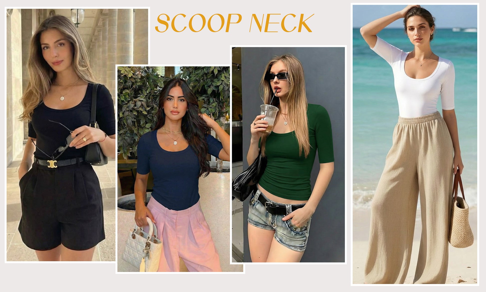 MOYIKO Womens Half Sleeve Scoop Neck Slim Fitted T Shirts Casual Basic Tees Summer Tops Clothes
