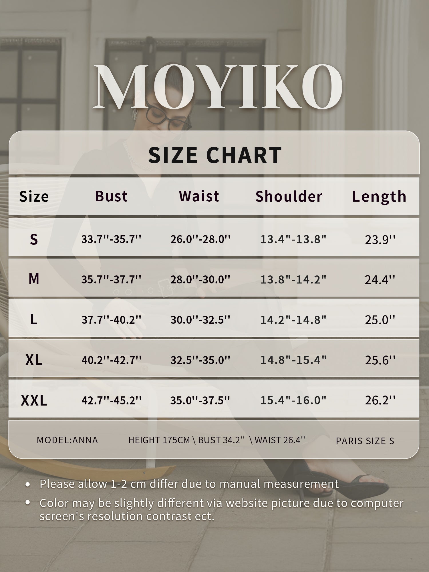 MOYIKO Polo Shirts for Women Long Sleeve Collared Button Down V Neck Tees Tops