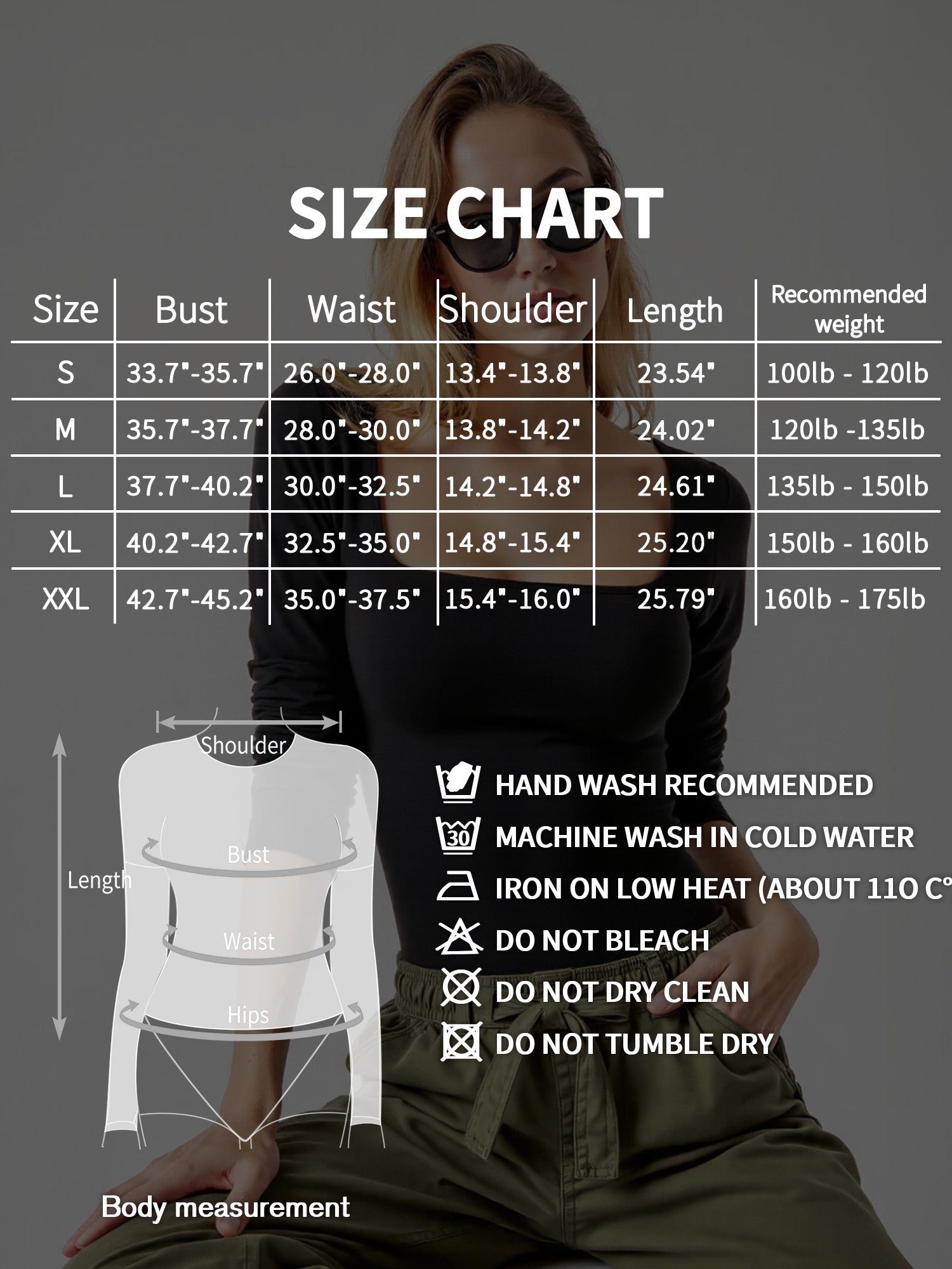 MOYIKO Square Neck Tops for Women Long Sleeve Slim Fitted Shirts Tight Tees
