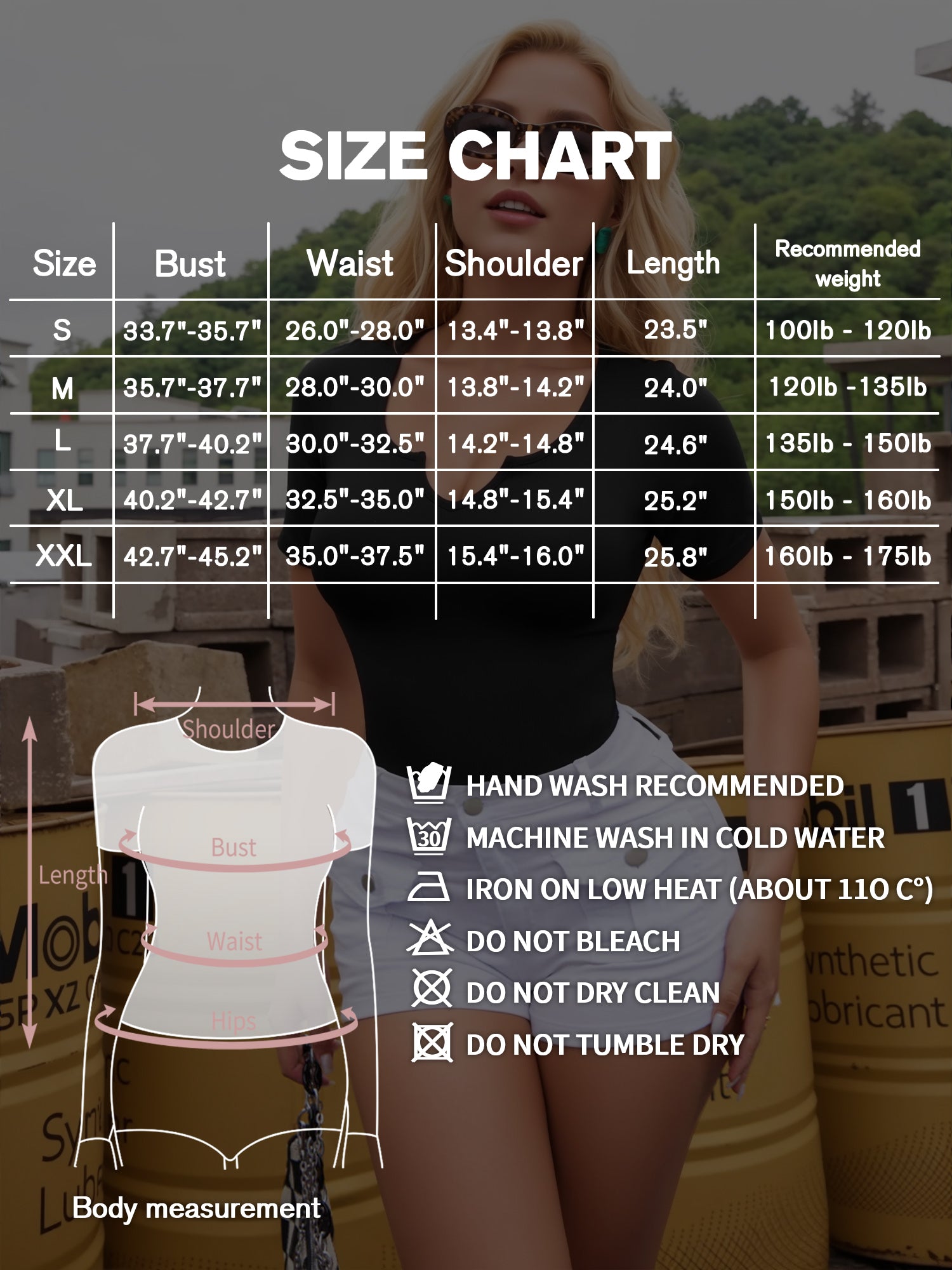 MOYIKO Notch V Neck T Shirts for Women Short Sleeve Slim Fitted Tees Tight Summer Tops