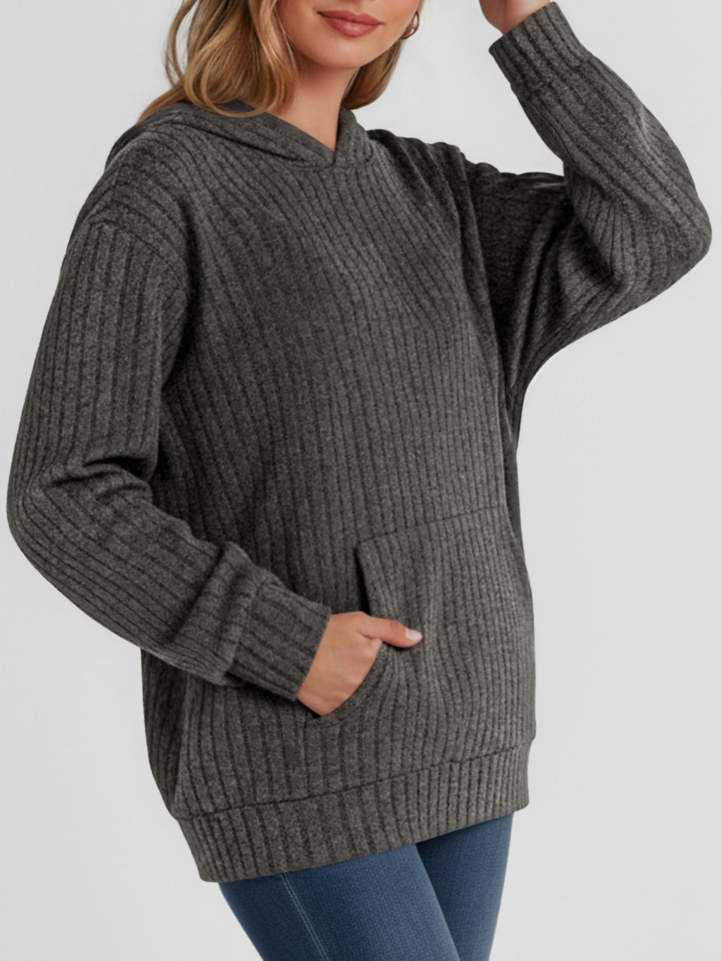 OALUXE Hoodies for Women Long Sleeve Shirts Pullover Sweatshirts Casual Fall Tunic Tops with Pocket